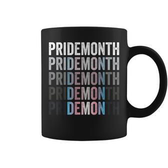 Pride Demon Transgender Pride Month Lgbtq Awareness Month Coffee Mug - Monsterry AU