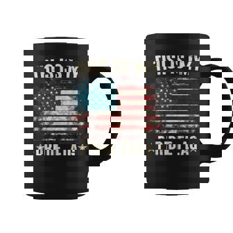 This Is My Pride Flag Usa American 4Th Of July Patriotic Coffee Mug - Thegiftio UK