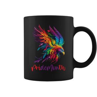 Pride Month Demon Colorful Phoenix Pride Month Apparel Coffee Mug - Monsterry