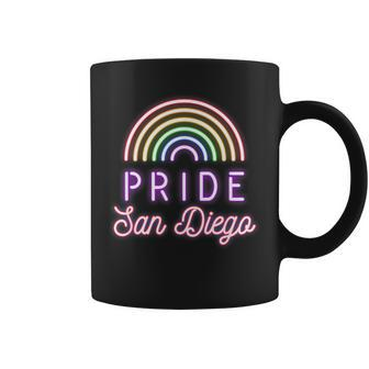 Pride Rainbow San Diego Lgbt Gay Lesbian Trans Coffee Mug - Monsterry