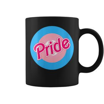 Pride Trans Flag Mod Target Bullseye Coffee Mug - Monsterry