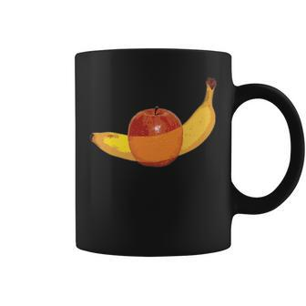 Primary Colors Mixing Apple Banana Orange Coffee Mug - Monsterry AU