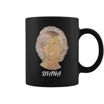 Princess Diana Portrait From Painting Picture Coffee Mug - Monsterry CA