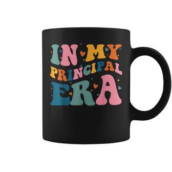 In My Principal Era Groovy School Principal Back To School Coffee Mug - Monsterry