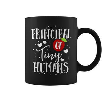 Principal Of Tiny Humans Teacher Apple School Women Coffee Mug - Monsterry
