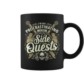 Procrastinating Side Quests Role Playing Game Rpg Coffee Mug - Thegiftio UK