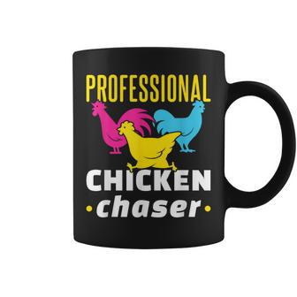 Professional Chicken Chaser Chickens Farming Farm Coffee Mug - Monsterry UK