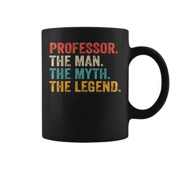 Professor Man Myth Legend Professoratertag Tassen - Seseable