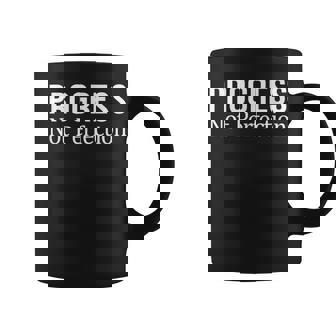 Progress Not Perfection Coffee Mug - Monsterry