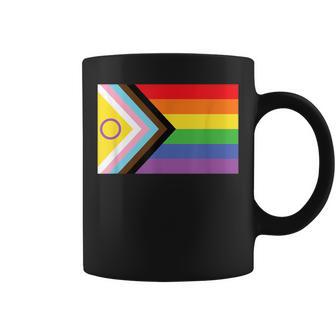 Progressive Pride Flag Intersex Inclusive Lgbtqia Equality Coffee Mug - Monsterry DE