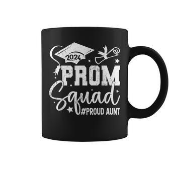 Prom Squad 2024 Proud Aunt Graduate Prom Aunt Class Of 2024 Coffee Mug - Seseable