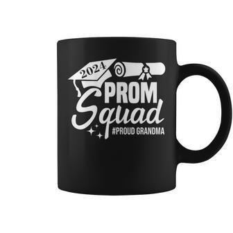 Prom Squad 2024 Proud Grandma Graduate Prom Class Of 2024 Coffee Mug - Monsterry