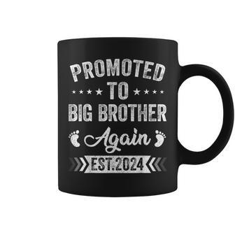 Promoted To Big Brother Again Est 2024 Announcement Coffee Mug - Thegiftio UK