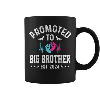 Promoted To Big Brother Est 2024 First Time New Big Brother Coffee Mug - Seseable