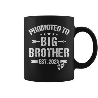 Promoted To Big Brother Est 2024 Bro Est 2024 Coffee Mug - Thegiftio UK