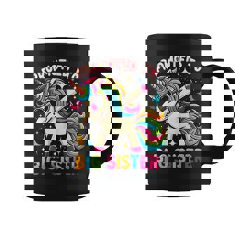 Promoted To Big Sister Unicorn Baby Announcement Coffee Mug | Mazezy