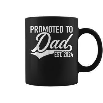 Promoted To Dad 2024 Coffee Mug - Monsterry UK