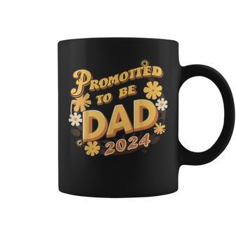 Promoted To Be Dad Soon To Be Dad 2024 Father's Day Coffee Mug - Thegiftio UK