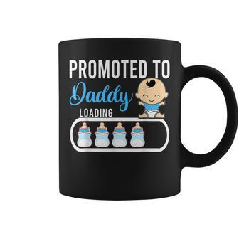 Promoted To Daddy Boy Pregnancy Announcement Dad Father Men Coffee Mug - Monsterry CA