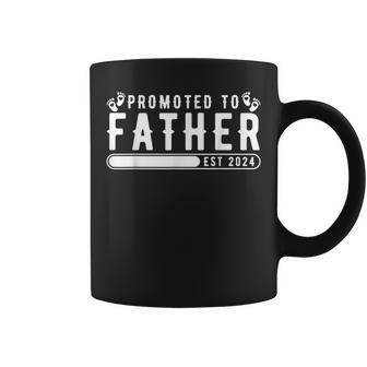 Promoted To Father Est 2024 Father's Day Coffee Mug - Monsterry