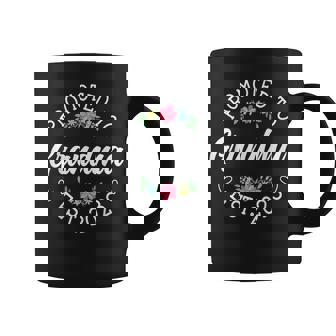Promoted To Grandma Est 2023 Floral New Grandma Coffee Mug - Monsterry
