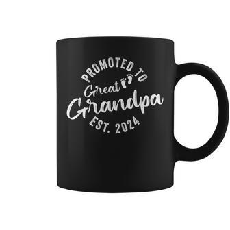 Promoted To Great Grandpa 2024 Coffee Mug - Monsterry CA