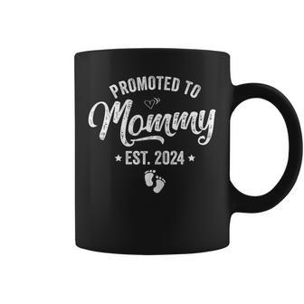 Promoted To Mommy Est 2024 Soon To Be Mom 2024 Mother's Day Coffee Mug - Thegiftio UK
