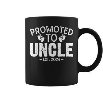 Promoted To Uncle 2024 Soon To Be Uncle Coffee Mug - Seseable