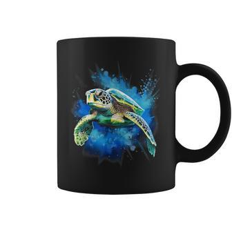 Propagate Activism Colorful Turtle Advocacy Wave Coffee Mug - Monsterry UK