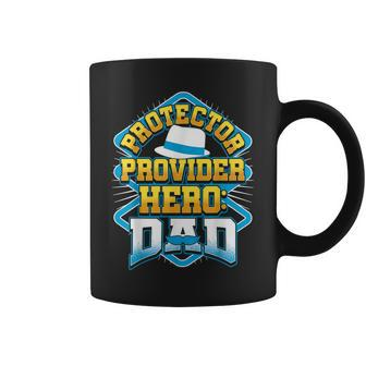 Protector Provider Hero Dad Father's Day Coffee Mug - Seseable