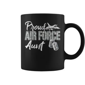 Proud Air Force Aunt Air Force Graduation Usaf Aunt Coffee Mug - Monsterry CA