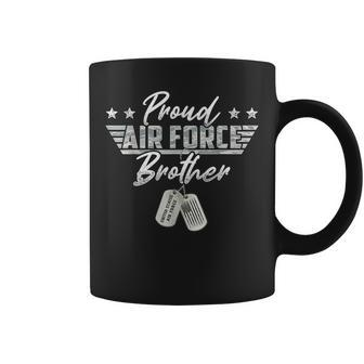 Proud Air Force Brother Military Air Force Family Matching Coffee Mug | Mazezy DE