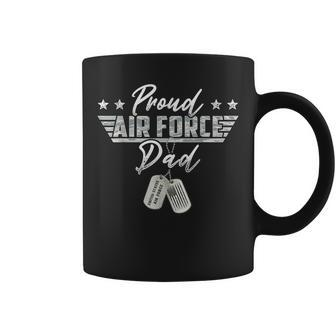 Proud Air Force Dad Usaf Graduation Family Outfits Coffee Mug - Monsterry CA
