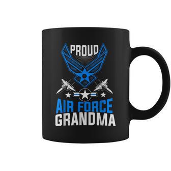 Proud Air Force Grandma Us Air Force Military Coffee Mug - Monsterry