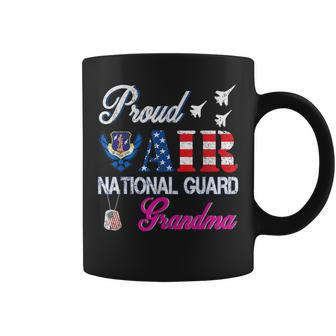 Proud Air National Guard Grandma Air Force Veterans Day Coffee Mug - Monsterry UK