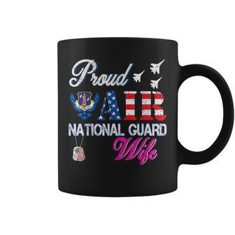 Proud Air National Guard Wife Air Force Veterans Day Coffee Mug - Monsterry UK