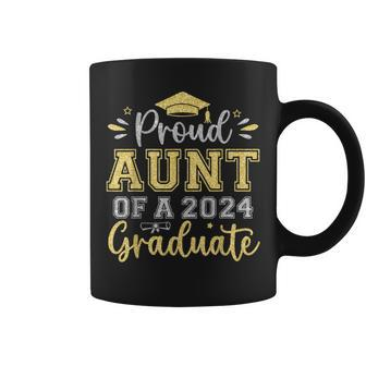 Proud Aunt Of A 2024 Graduate Senior Graduation Women Coffee Mug - Seseable