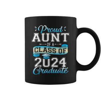 Proud Aunt Of A Class Of 2024 Graduate Senior 2024 Coffee Mug - Seseable