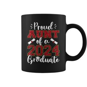 Proud Aunt Of A Class Of 2024 Graduate Senior Graduation Coffee Mug - Seseable