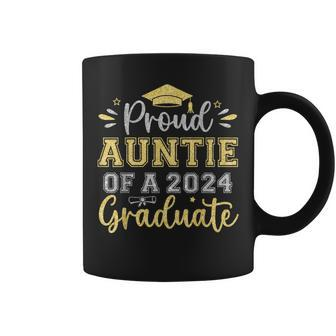 Proud Auntie Of A 2024 Graduate Senior Graduation Women Coffee Mug - Seseable