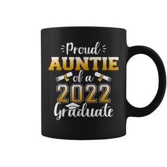 Proud Auntie Of A Class Of 2022 Graduate Senior Graduation Coffee Mug - Monsterry