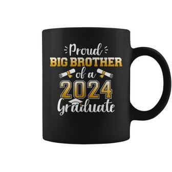 Proud Big Brother Of A Class Of 2024 Graduate For Graduation Coffee Mug - Seseable
