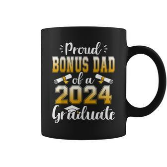 Proud Bonus Dad Of A Class Of 2024 Graduate Senior Coffee Mug - Monsterry DE