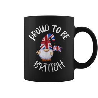 Proud To Be British Union Jack Gnome England Great Britain Coffee Mug - Thegiftio UK