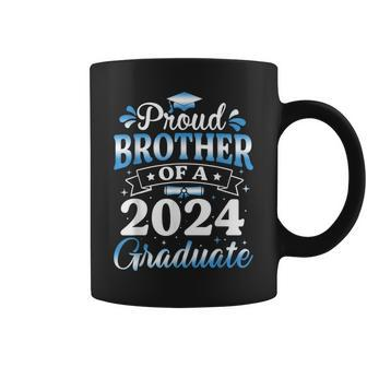 Proud Brother Of A 2024 Graduate Senior 2024 Graduation Coffee Mug - Seseable