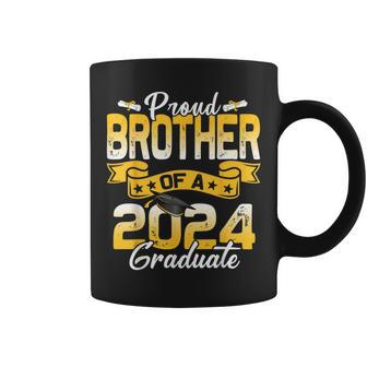 Proud Brother Of A Class Of 2024 Graduate Senior Graduation Coffee Mug | Seseable CA
