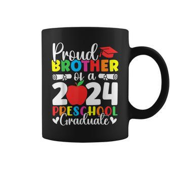 Proud Brother Of Class Of 2024 Preschool Graduate Graduation Coffee Mug - Monsterry
