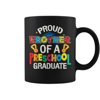 Proud Brother Preschool Graduate Last Day Of School Family Coffee Mug - Seseable