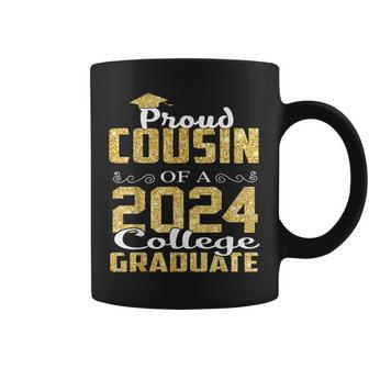 Proud Cousin Of 2024 Graduate College Graduation Coffee Mug - Thegiftio UK
