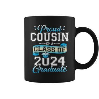 Proud Cousin Of A Class Of 2024 Graduate Senior 2024 Coffee Mug - Monsterry